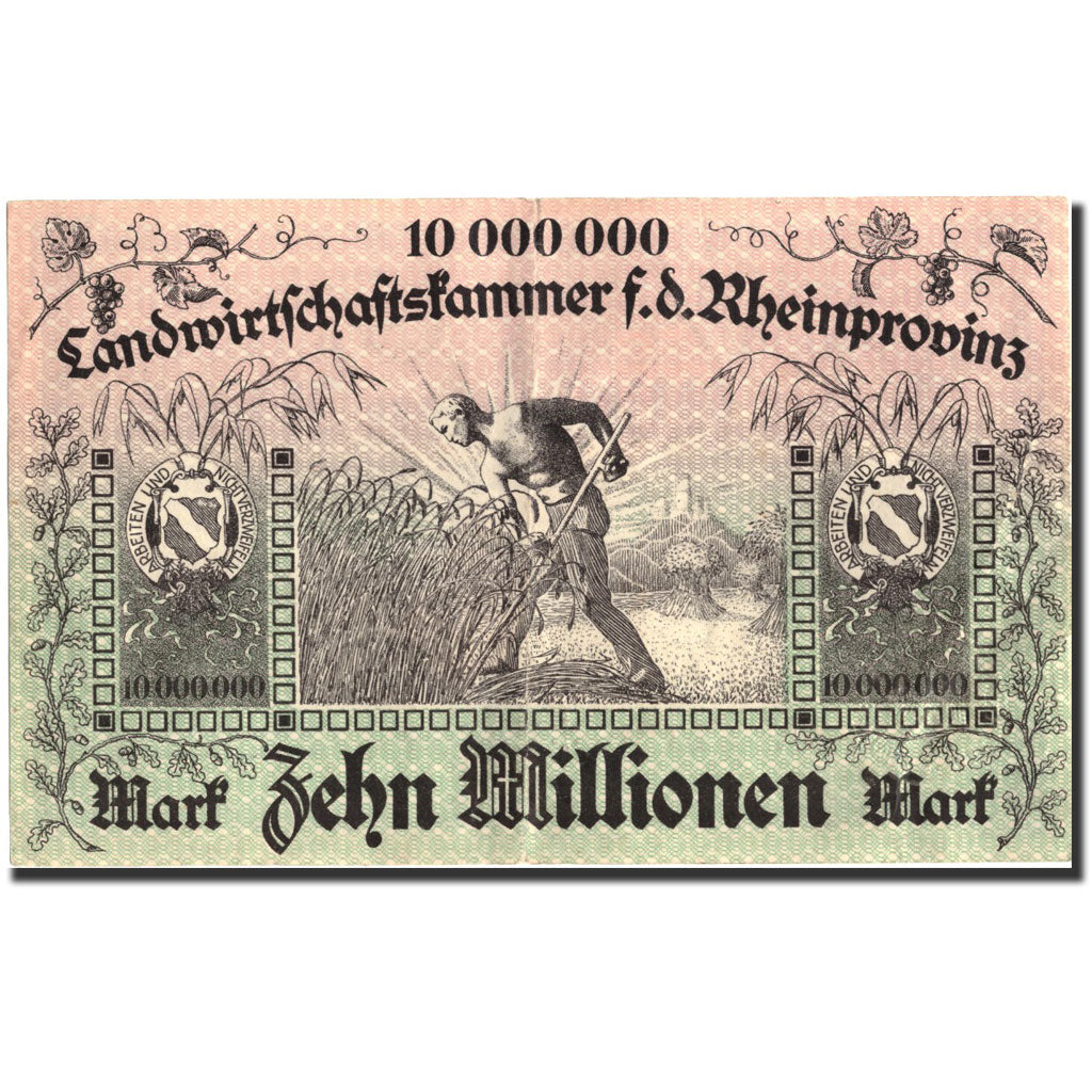 Banknote, Germany, 10 Millionen Mark, 1923, 1923-08-20, AU(50-53)