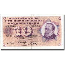 Switzerland, 10 Franken, 1961, 1961-10-26, KM:45g, EF(40-45)