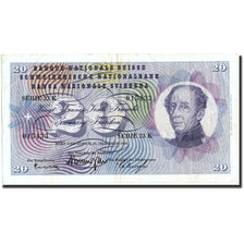 Banknote, Switzerland, 20 Franken, 1960, 1960-12-22, KM:46h, EF(40-45)