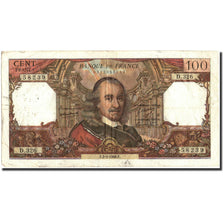 Billet, France, 100 Francs, 1968, 1968-05-02, B+, Fayette:65.22, KM:149c