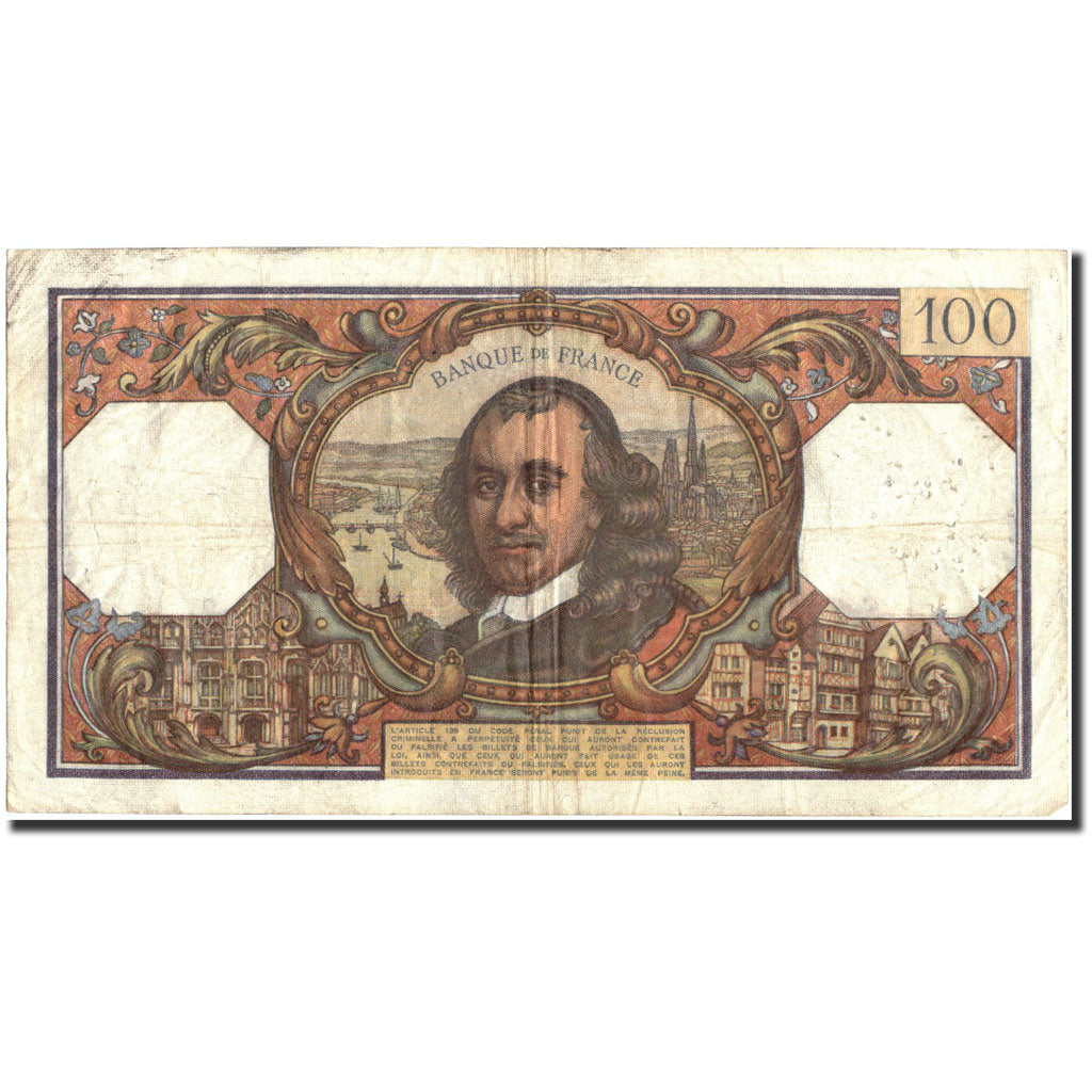 Banknote, France, 100 Francs, 1968, 1968-05-02, F(12-15), Fayette:65.22, KM:149c
