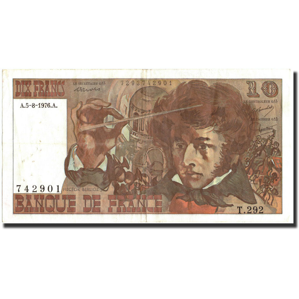 Banknote, France, 10 Francs, 1976, 1976-08-05, VF(30-35), Fayette:63.20, KM:150c