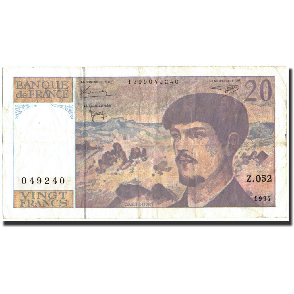 Biljet, Frankrijk, 20 Francs, 1997, 1997, TB, Fayette:66Bis.2, KM:151i