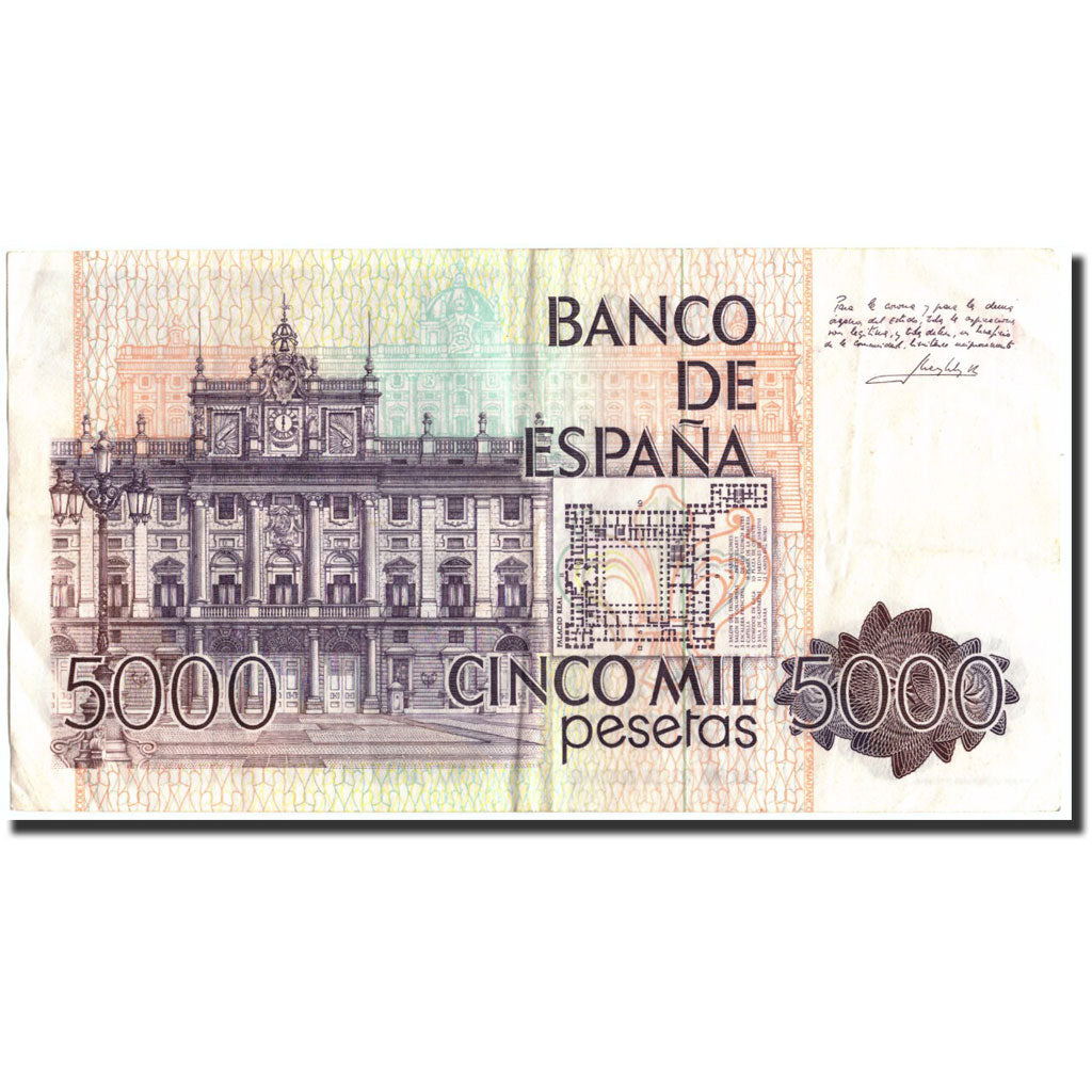 Banknote, Spain, 5000 Pesetas, 1979, 1979-10-23, KM:160, VF(20-25)
