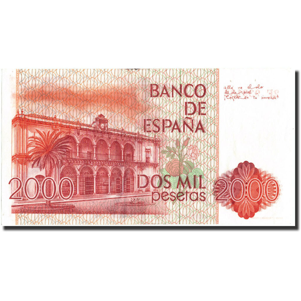 Banknote, Spain, 2000 Pesetas, 1980, 1980-07-22, KM:159, EF(40-45)