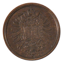 Coin, GERMANY - EMPIRE, Wilhelm I, 2 Pfennig, 1874, Berlin, AU(50-53), Copper