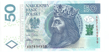 Banknote, Poland, 50 Zlotych, 2012, 2012-01-05, KM:185, UNC(65-70)