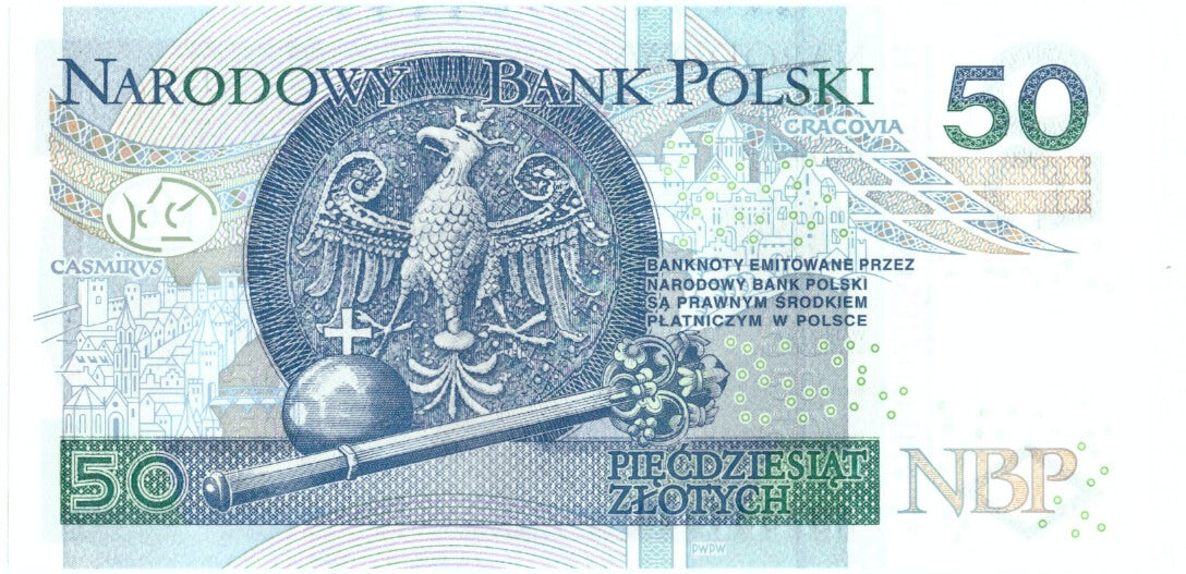 Banknote, Poland, 50 Zlotych, 2012, 2012-01-05, KM:185, UNC(65-70)