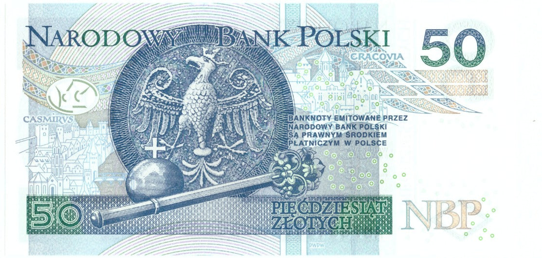 Banknote, Poland, 50 Zlotych, 2012, 2012-01-05, KM:185, UNC(65-70)