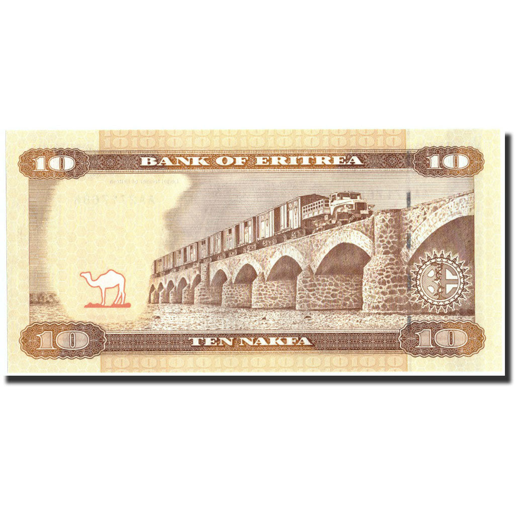 Banknote, Eritrea, 10 Nakfa, 2012, 2012-05-24, KM:11, UNC(65-70)