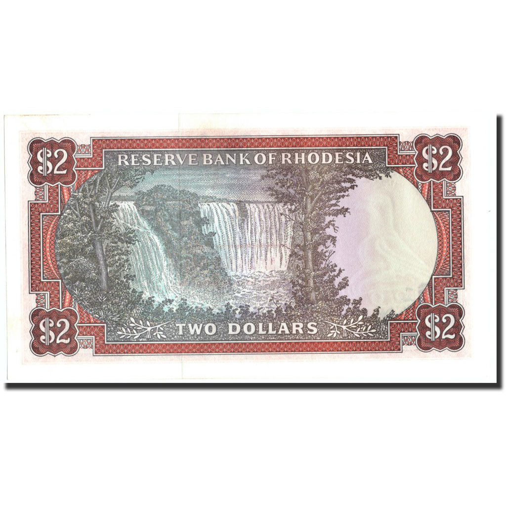 Geldschein, Rhodesien, 2 Dollars, 1979, 1979-05-24, KM:39b, UNZ-