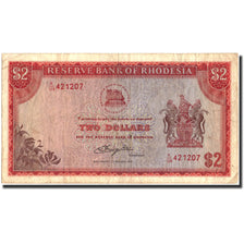 Billete, 2 Dollars, 1976, Rodesia, KM:35a, 1976-03-01, MBC