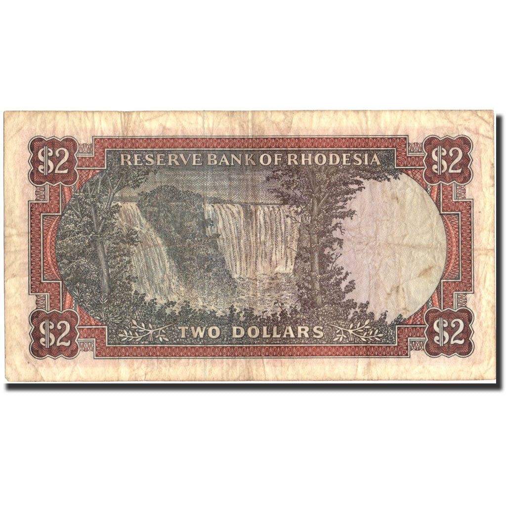 Banconote, Rhodesia, 2 Dollars, 1976, KM:35a, 1976-03-01, BB