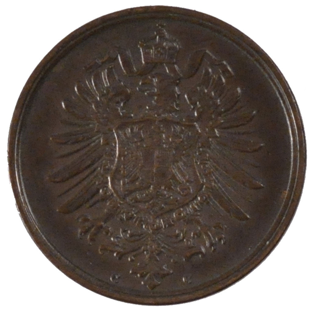 Coin, GERMANY - EMPIRE, Wilhelm I, 2 Pfennig, 1874, Frankfurt, AU(55-58)
