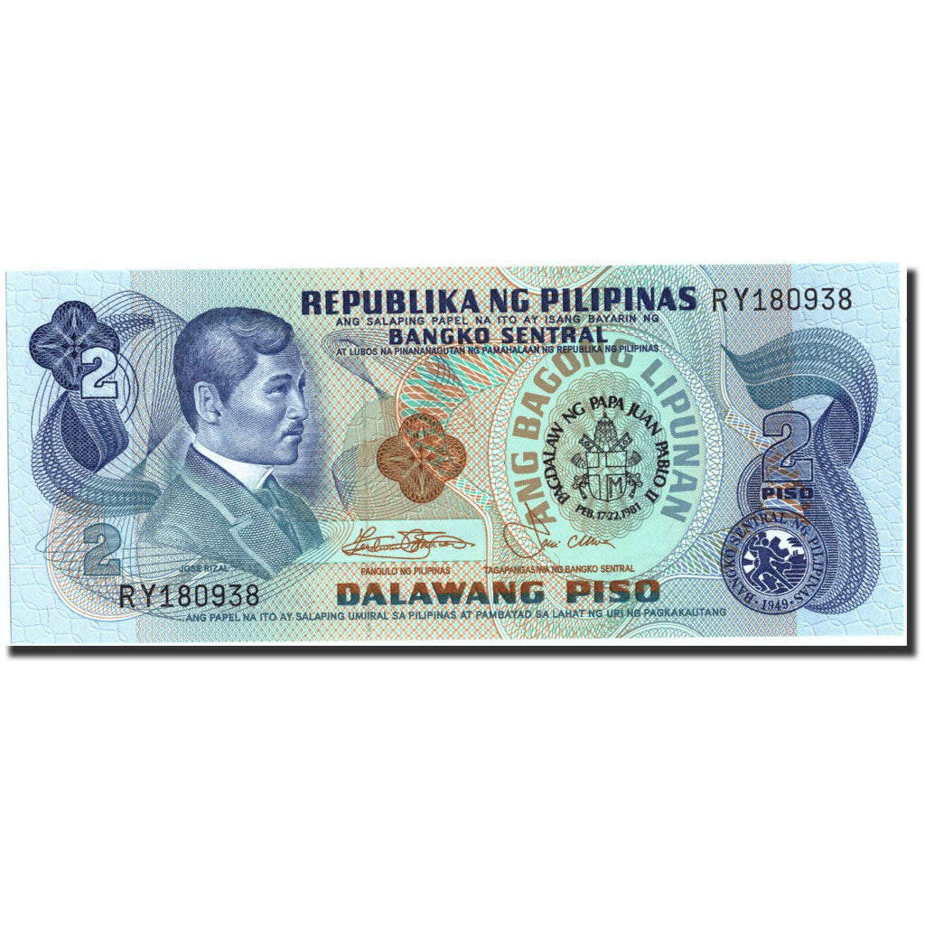 Billete, 2 Piso, Undated, Filipinas, KM:152a, Undated, SC+