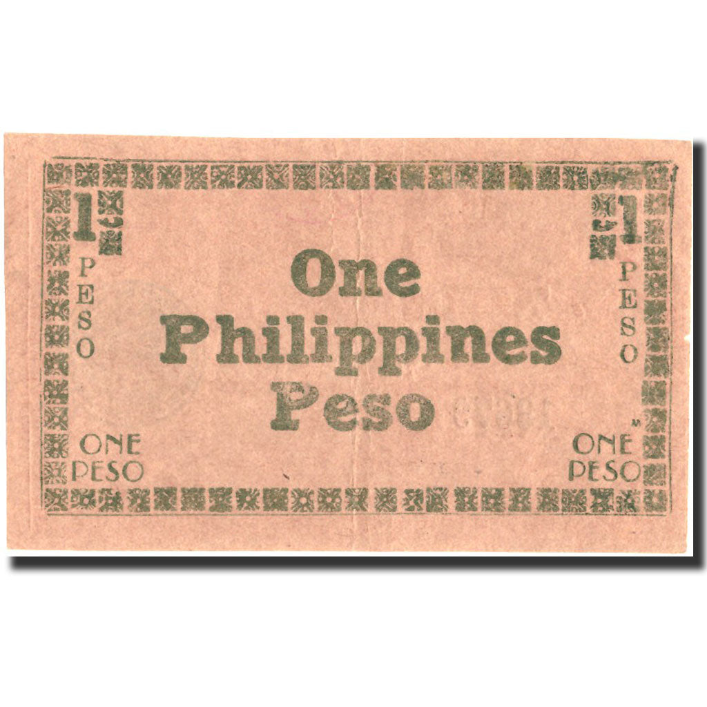 Banconote, Filippine, 1 Peso, Undated (1942), KM:106a, Undated, BB+