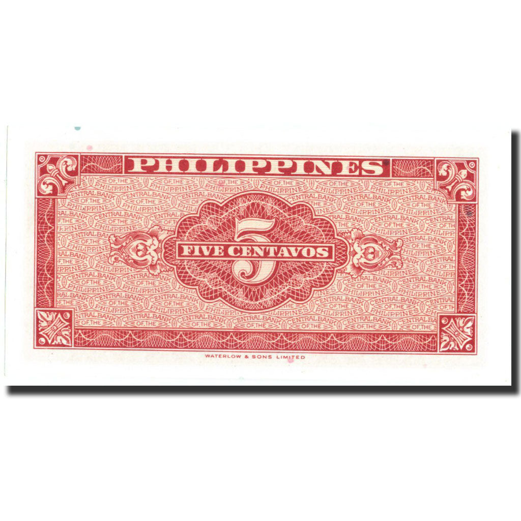 Banknote, Philippines, 5 Centavos, Undated, Undated, KM:126a, UNC(63)