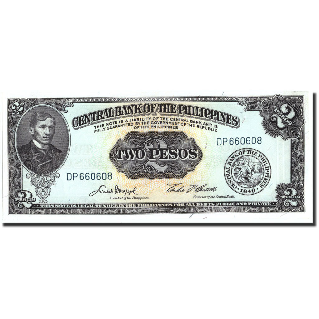 Philippinen, 2 Pesos, Undated (1944), KM:95a, Undated (1944), VZ+