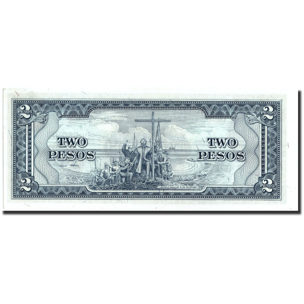Philippinen, 2 Pesos, Undated (1944), KM:95a, Undated (1944), VZ+