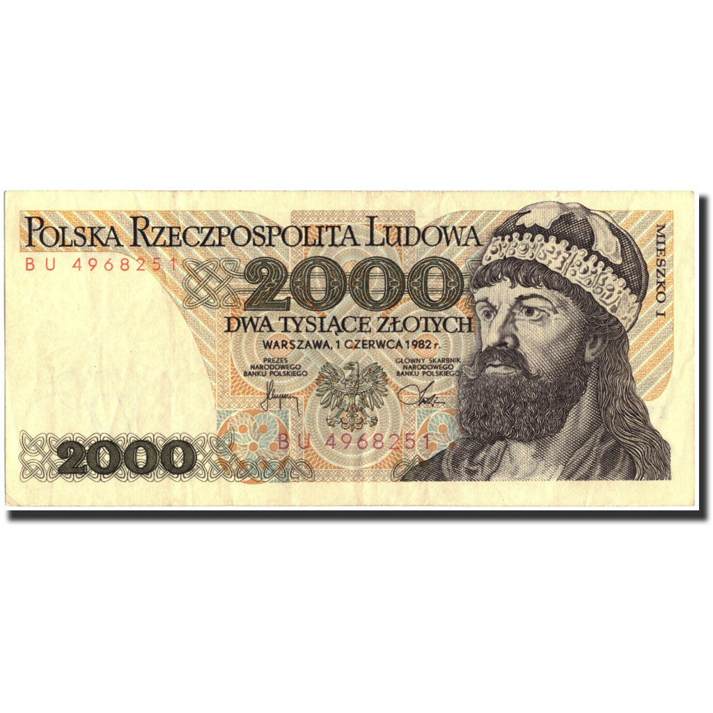 Geldschein, Polen, 2000 Zlotych, 1979, 1979-06-01, KM:147b, SS+