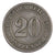 Moneda, ALEMANIA - IMPERIO, 20 Pfennig, 1892, Munich, MBC, Cobre - níquel