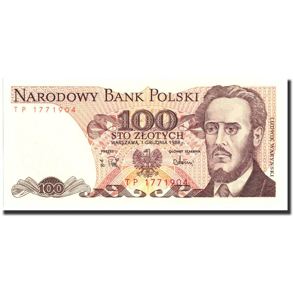 Banconote, Polonia, 100 Zlotych, 1988, KM:143c, 1988-05-01, SPL+