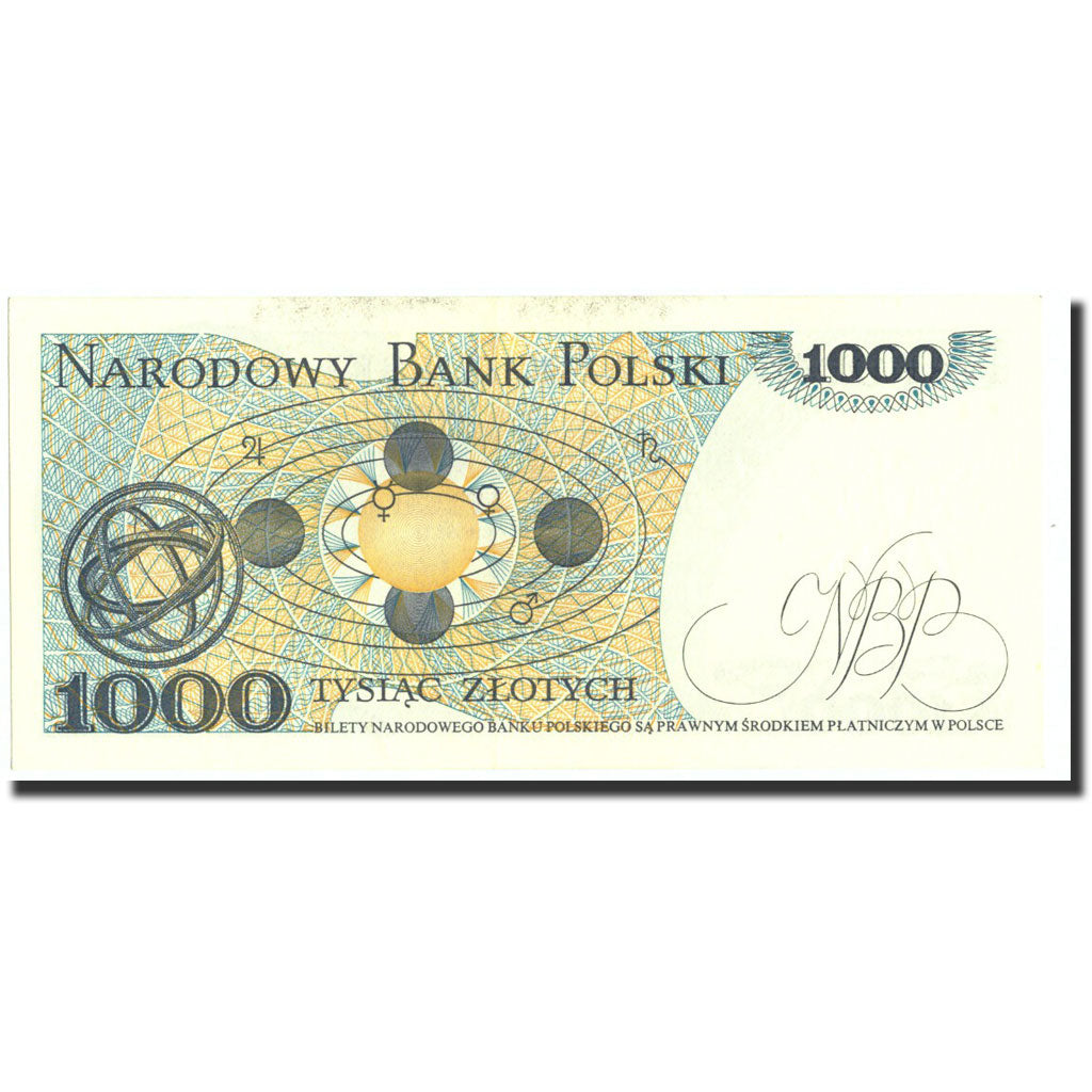 Banknote, Poland, 1000 Zlotych, 1982, 1982-06-01, KM:146c, UNC(63)