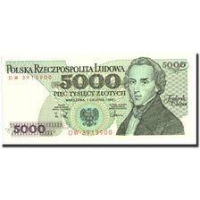 Poland, 5000 Zlotych, 1988, KM:150c, 1988-12-01, UNC(65-70)