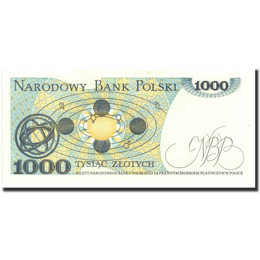 Banknote, Poland, 1000 Zlotych, 1982, 1982-06-01, KM:146c, UNC(63)