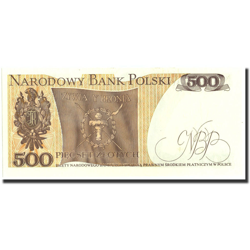 Banknote, Poland, 500 Zlotych, 1982, 1982-06-01, KM:145d, UNC(64)