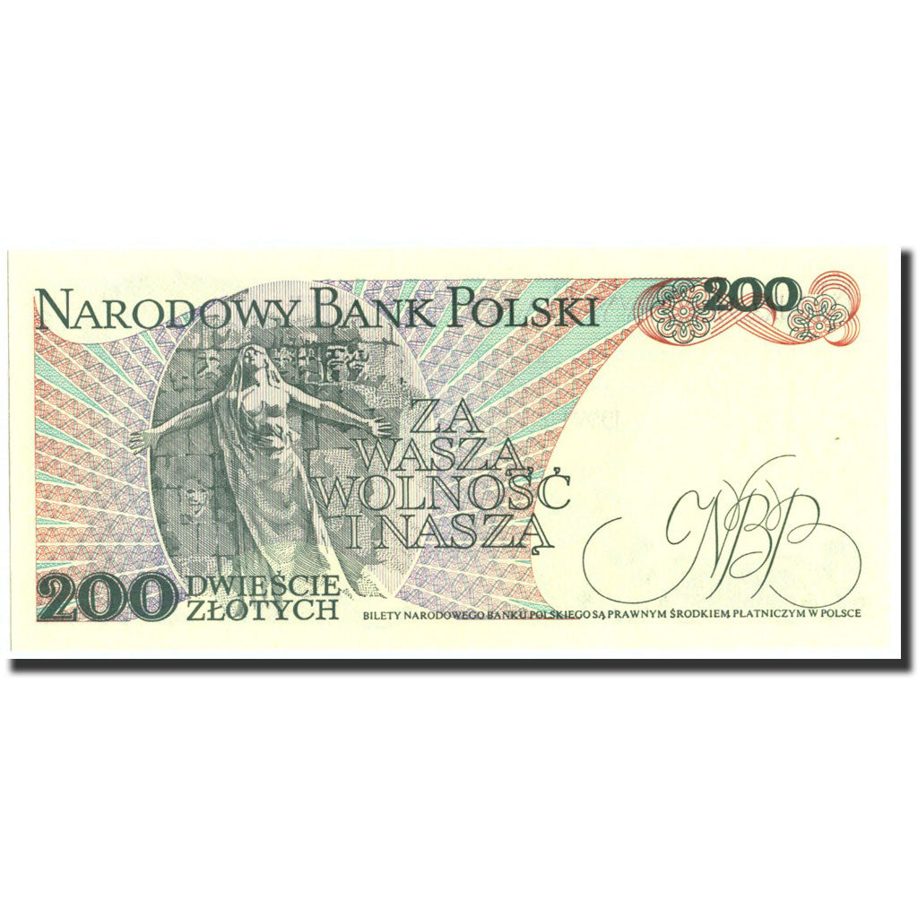 Banknote, Poland, 200 Zlotych, 1988, 1988-12-01, KM:144c, UNC(64)