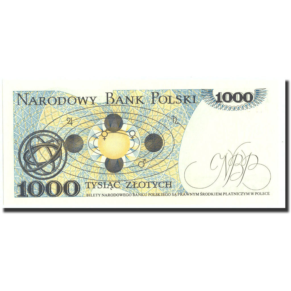 Banknote, Poland, 1000 Zlotych, 1982, 1982-06-01, KM:146a, UNC(64)