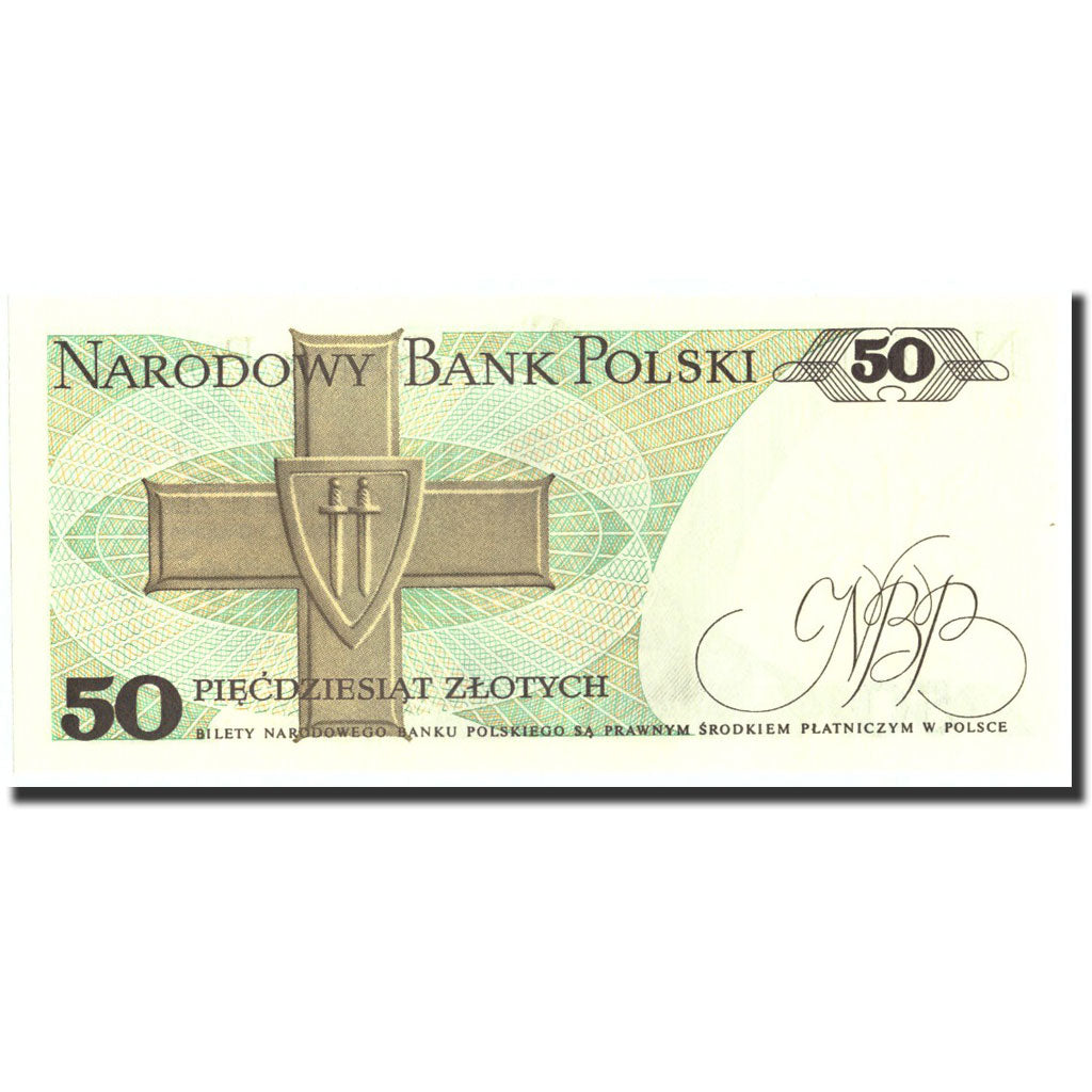 Billete, 50 Zlotych, 1988, Polonia, KM:142c, GW 7308340, SC+