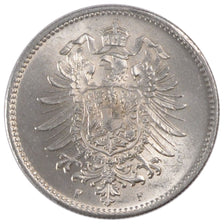 GERMANY - EMPIRE, Mark, 1875, Stuttgart, KM #7, graded, PCGS, MS(64), Silver,...
