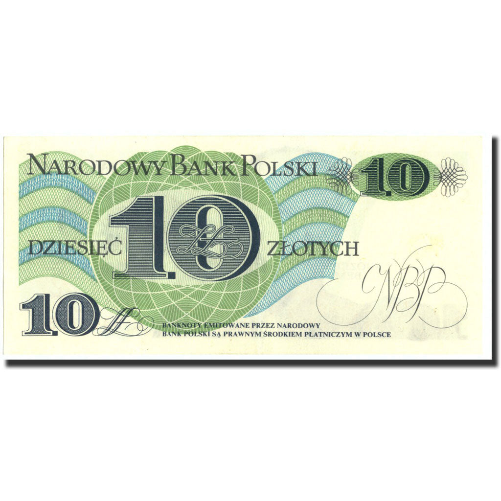 Banknote, Poland, 10 Zlotych, 1982, 1982-06-01, KM:148a, UNC(60-62)