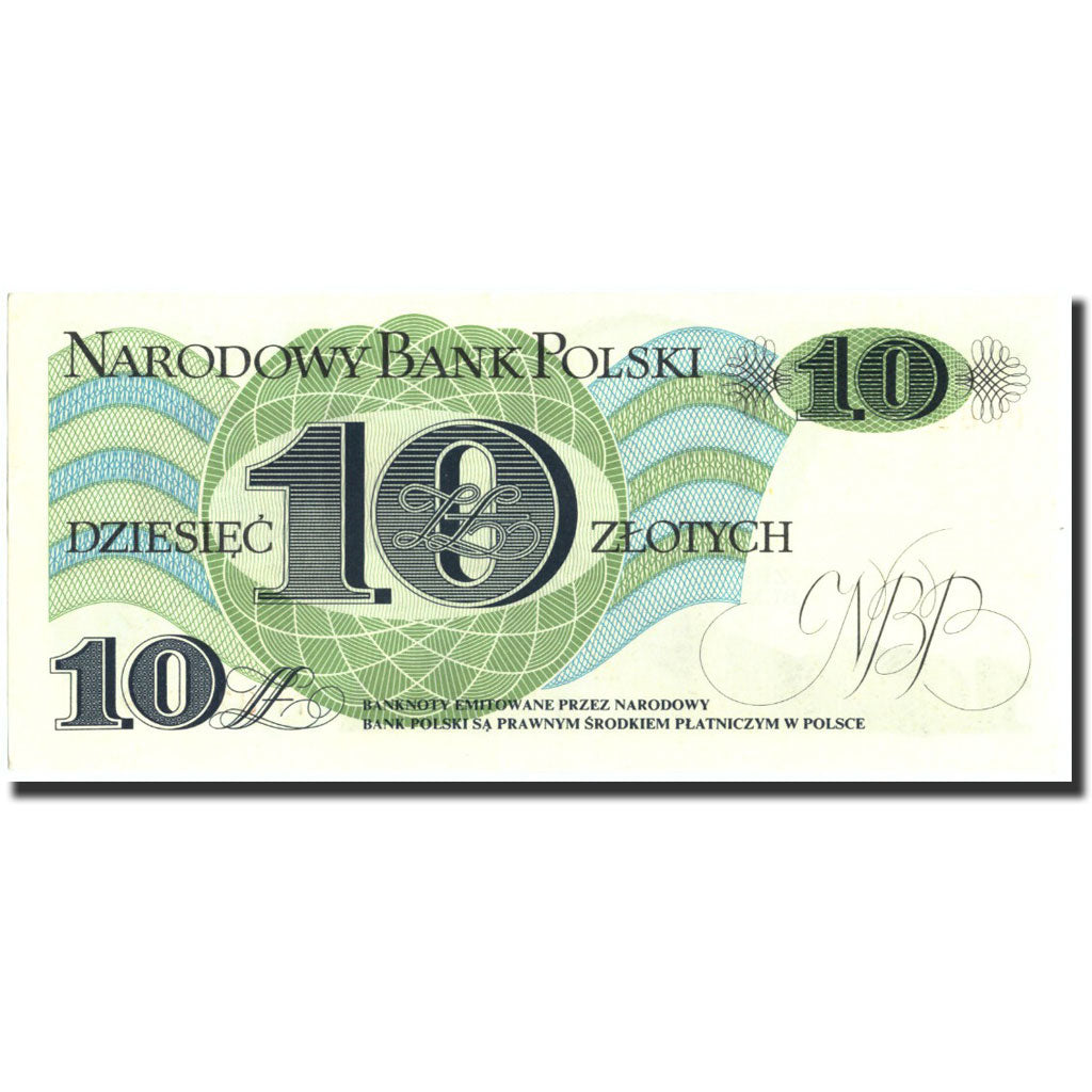 Banknote, Poland, 10 Zlotych, 1982, 1982-06-01, KM:148a, UNC(60-62)