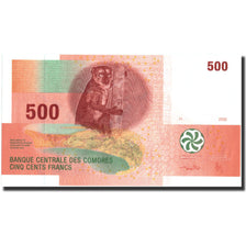Billete, 500 Francs, 2006, Comoras, KM:15, 2006, EBC+
