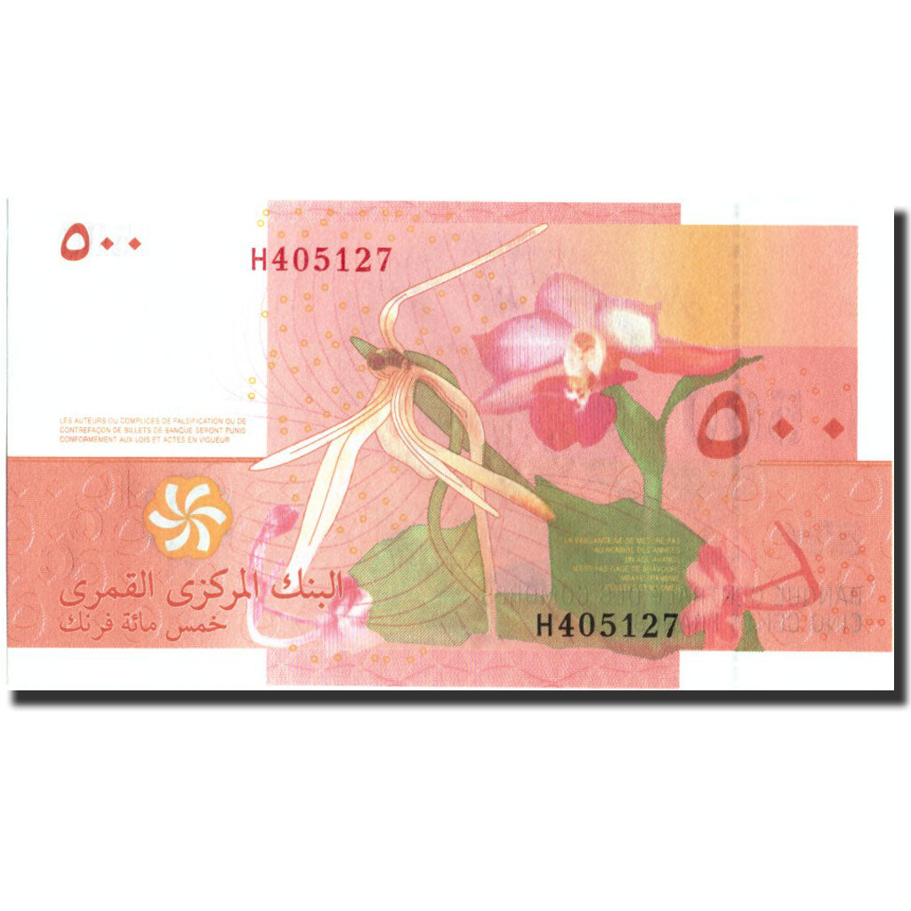 Banknote, Comoros, 500 Francs, 2006, 2006, KM:15a, UNC(60-62)