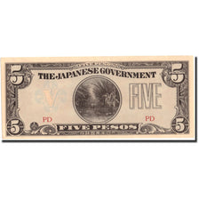 Filipinas, 5 Pesos, Undated (1942), KM:107a, MBC