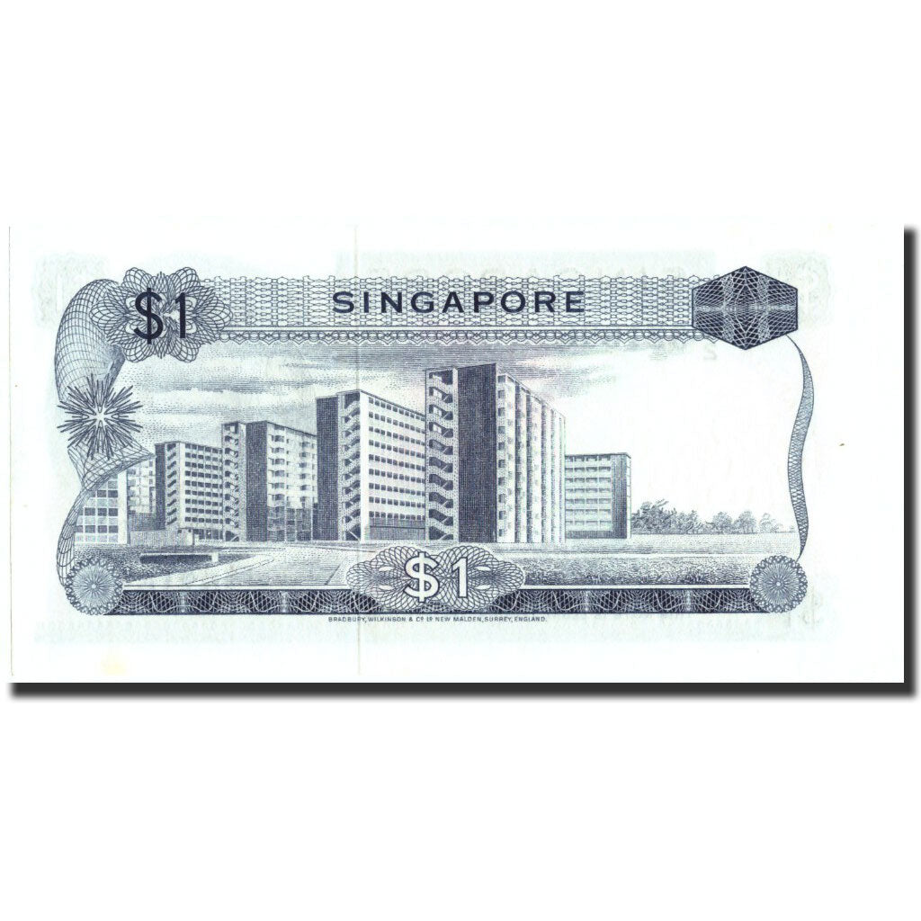 Banknote, Singapore, 1 Dollar, undated (1967-72), Undated, KM:1d, UNC(63)