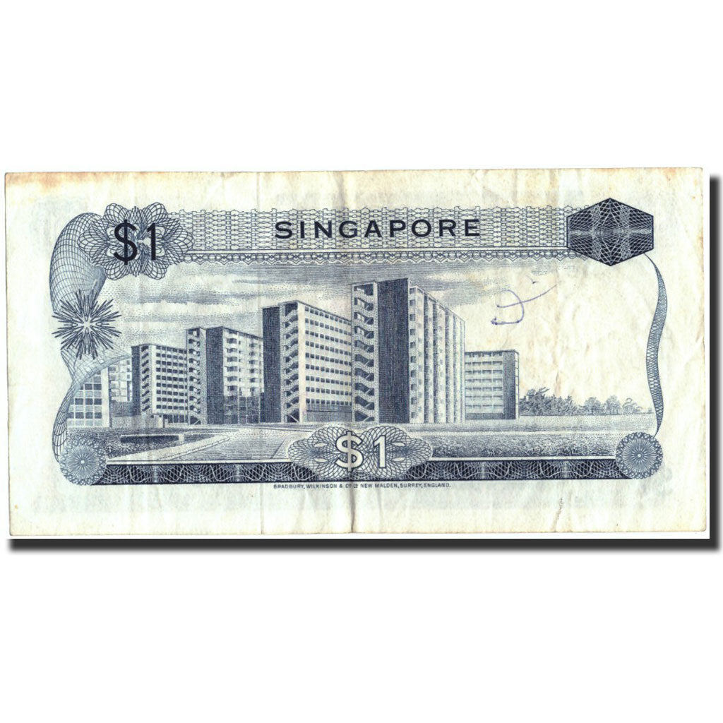 Billet, Singapour, 1 Dollar, undated (1967-72), Undated, KM:1a, TB+