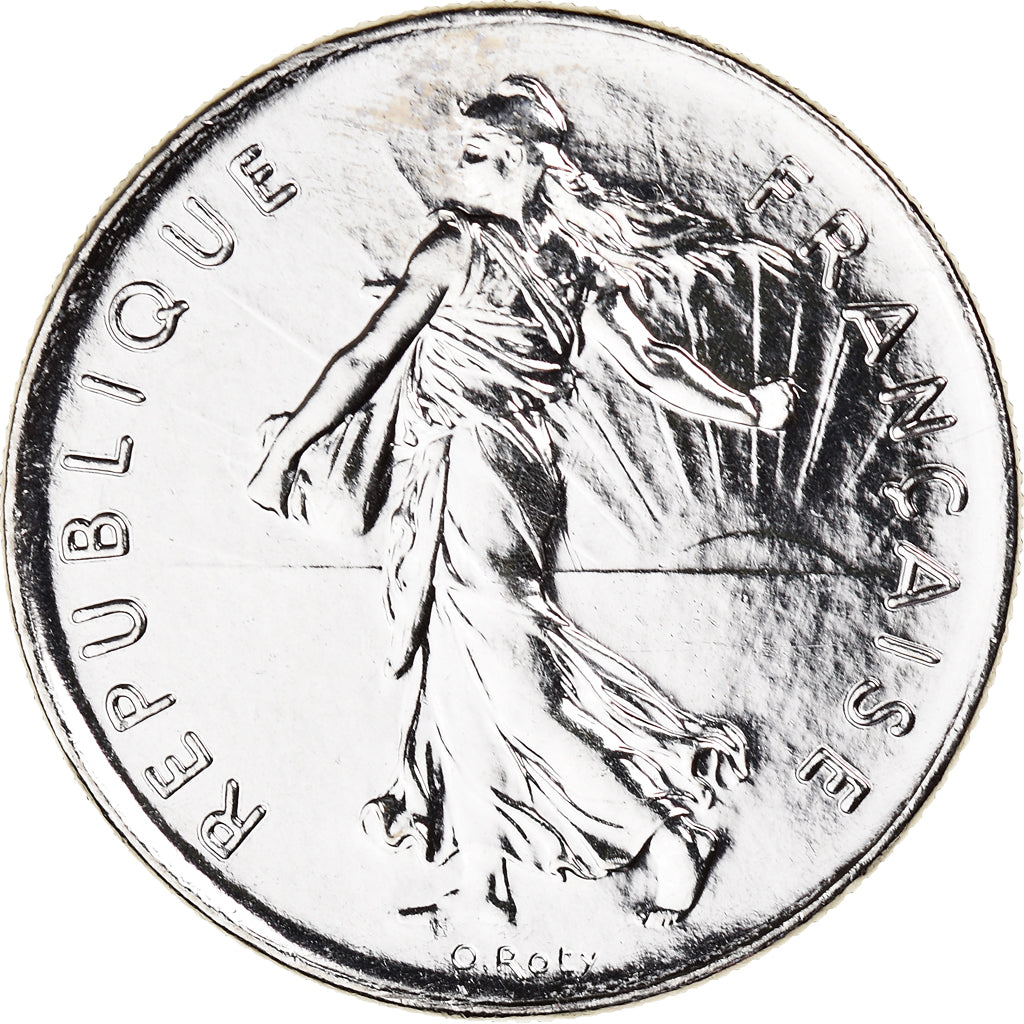 Coin, France, Semeuse, 5 Francs, 2000, Paris, BU, MS(65-70), Nickel Clad