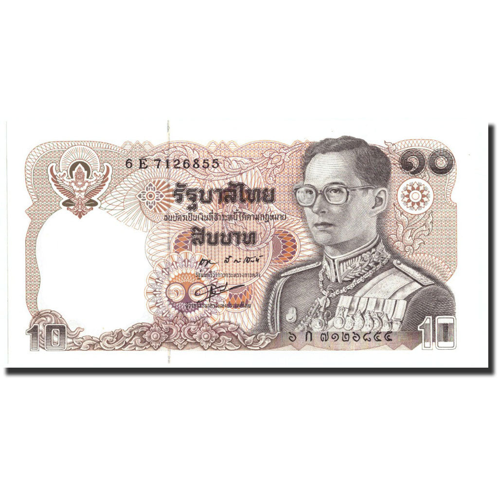 Biljet, Thailand, 10 Baht, 1980, 1980, KM:87, SUP+