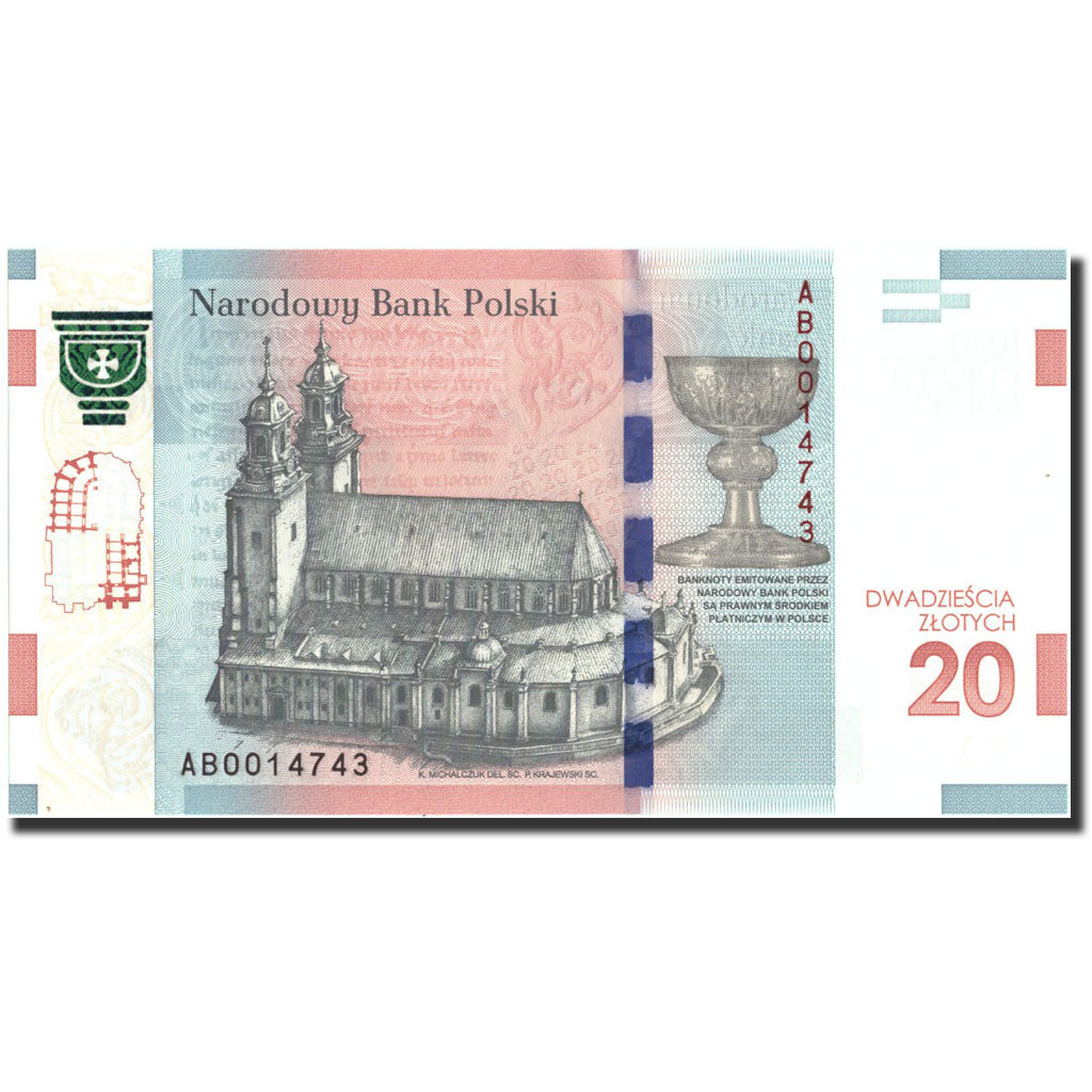 Poland, 20 Zlotych, 2015, 2015-11-23, KM:188a, UNC(65-70)