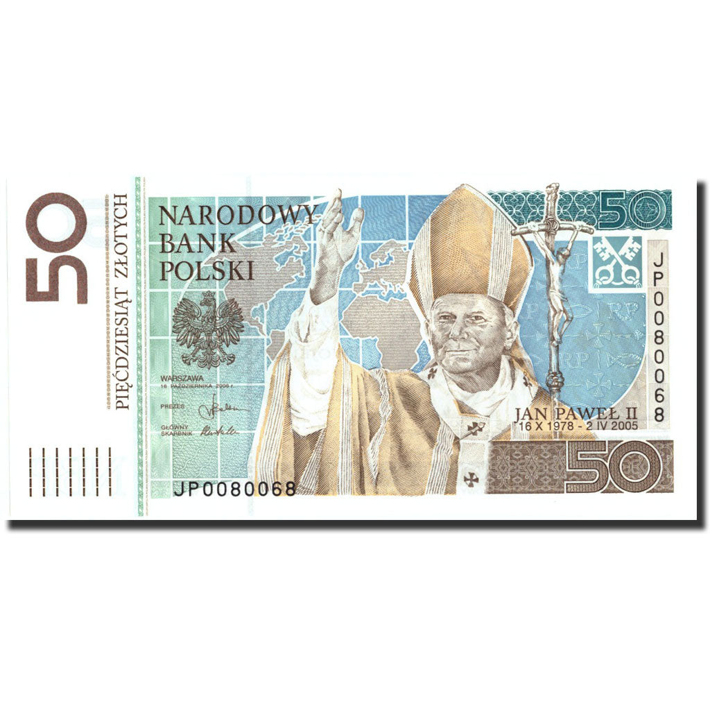 Billete, 50 Zlotych, 2006, Polonia, KM:178, 2006-10-16, UNC