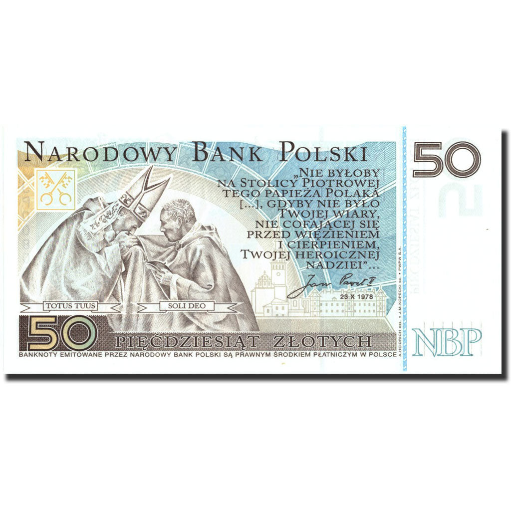 Billete, 50 Zlotych, 2006, Polonia, KM:178, 2006-10-16, UNC