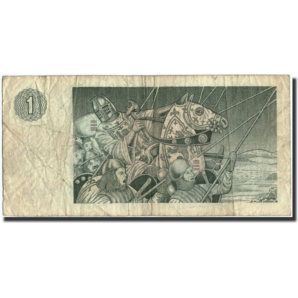Scotland, 1 Pound, 1975, KM:204c, 1975-05-01, VG(8-10)