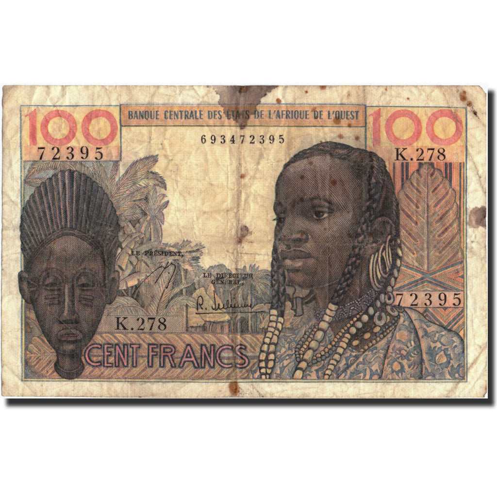 West African States, 100 Francs, KM:801Tg, F(12-15)