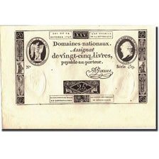 Billete, Francia, 25 Livres, 1792, 1792-10-24, UNC, KM:A67