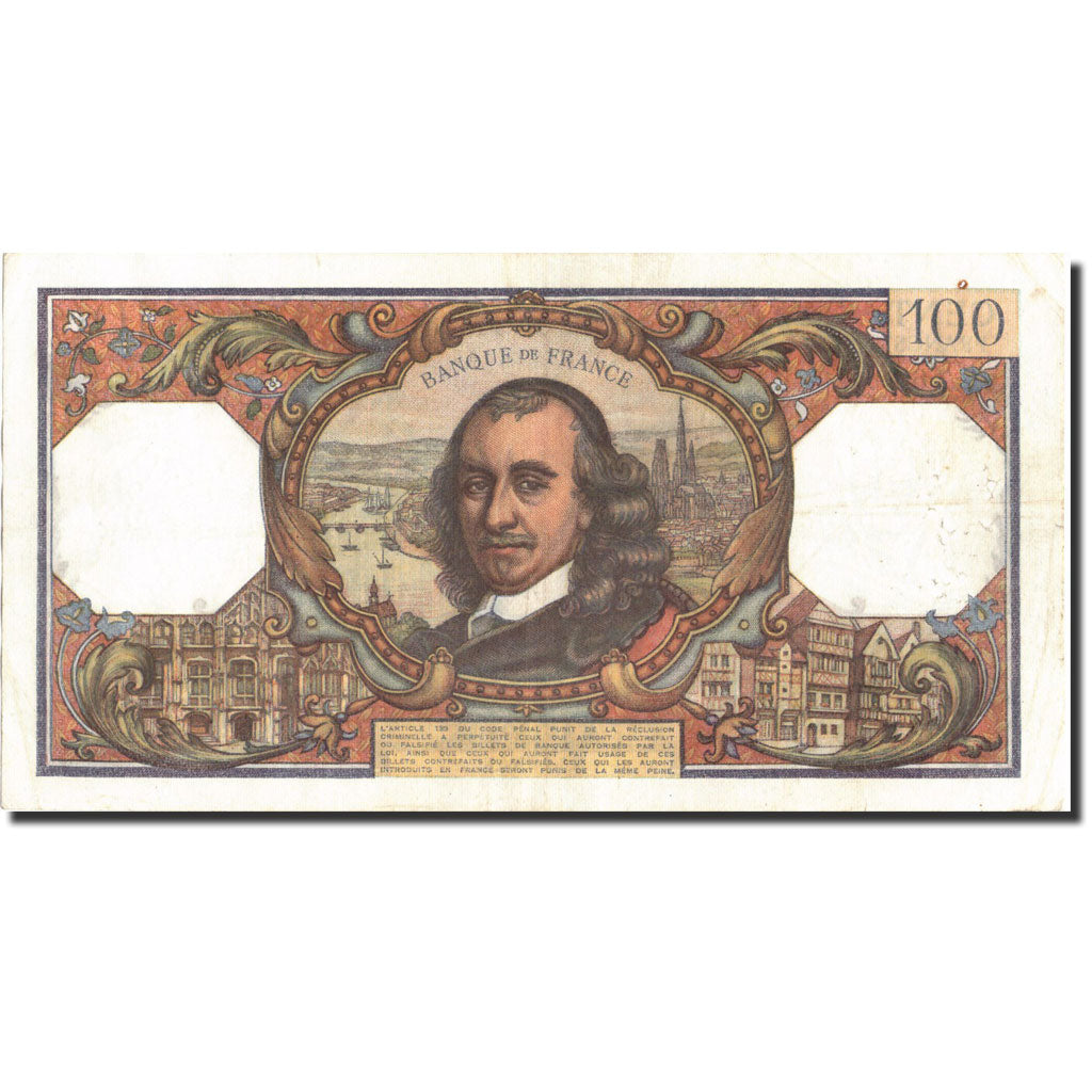 Geldschein, Frankreich, 100 Francs, 1966, 1966-02-03, SS+, Fayette:65.11